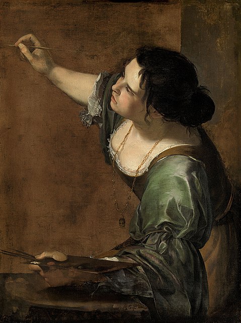 479px-Self-portrait_as_the_Allegory_of_Painting_(La_Pittura)_-_Artemisia_Gentileschi